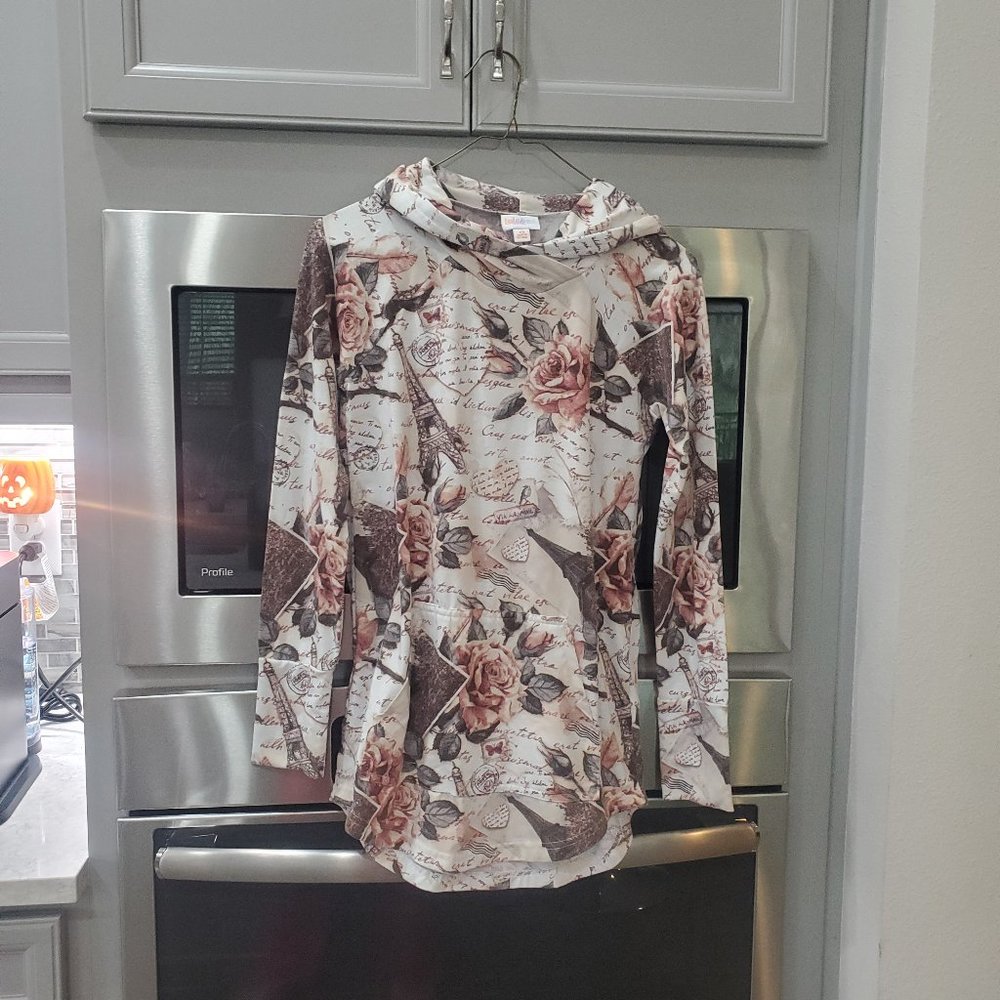 Lularoe sweater with hood